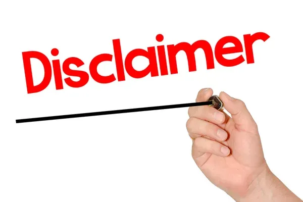 Disclaimer
