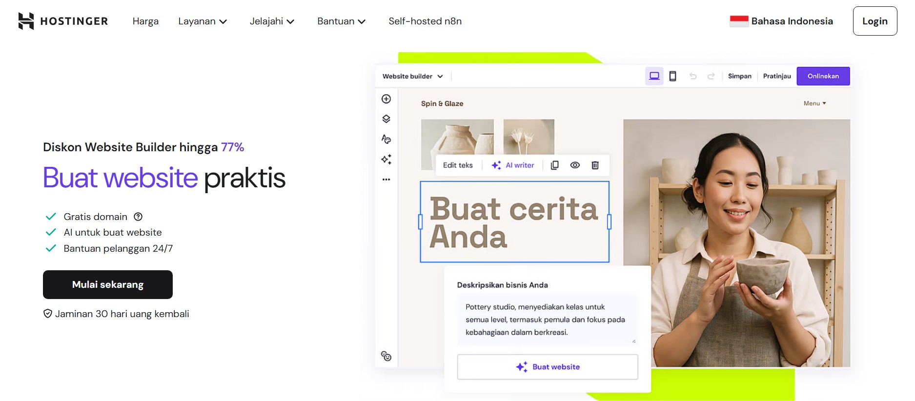 Hostinger Website Builder - Samari