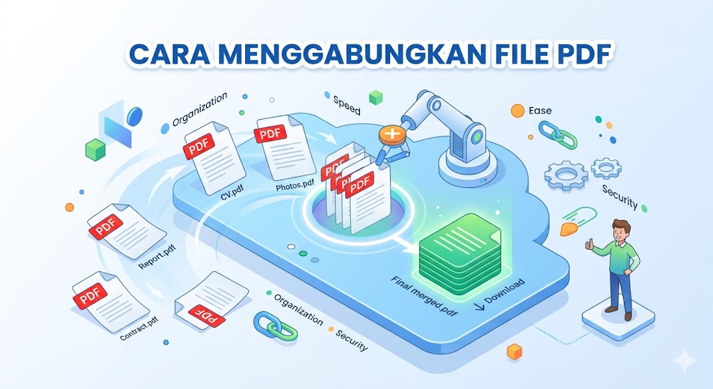 Cara Menggabungkan File PDF dengan Mudah, Cepat, dan Gratis