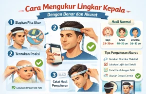 Cara Mengukur Lingkar Kepala dengan Benar (Panduan Lengkap & Akurat) Cara Mengukur Lingkar Kepala dengan Benar (Panduan Lengkap & Akurat)
