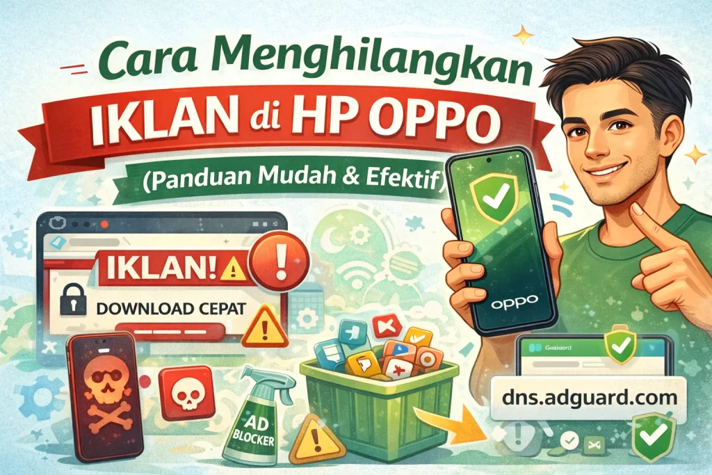 Cara Menghilangkan Iklan di HP Oppo (Panduan Lengkap & Ampuh 2026)